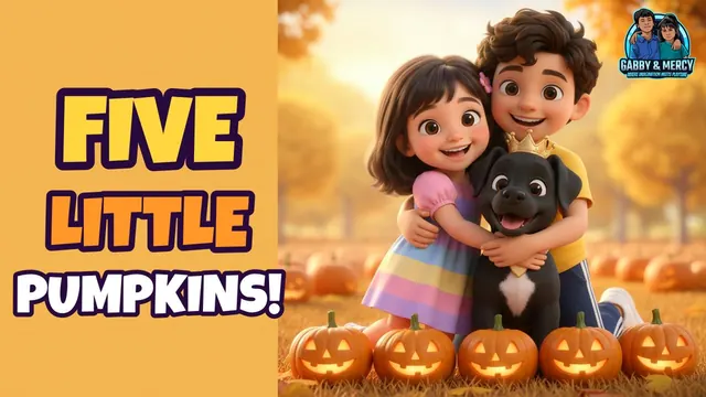 Five Little Pumpkins with Gabby, Mercy and Sophie