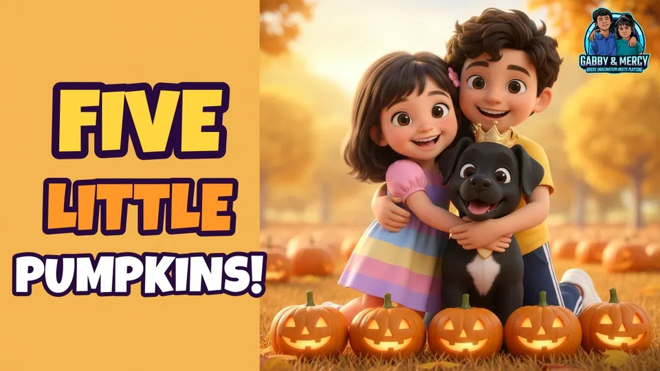 Five Little Pumpkins with Gabby, Mercy and Sophie